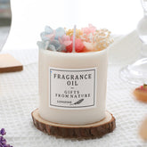 Stylish Romantic Candle and Dried Flower Set