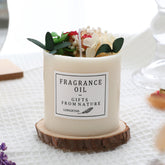 Elegant Dried Flower and Candle Home Decoration